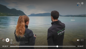 L'étude des microplastiques dans les lacs de montagne dans l'émission TV Chroniques d'en haut